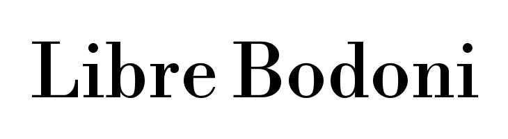 Bodoni book font free